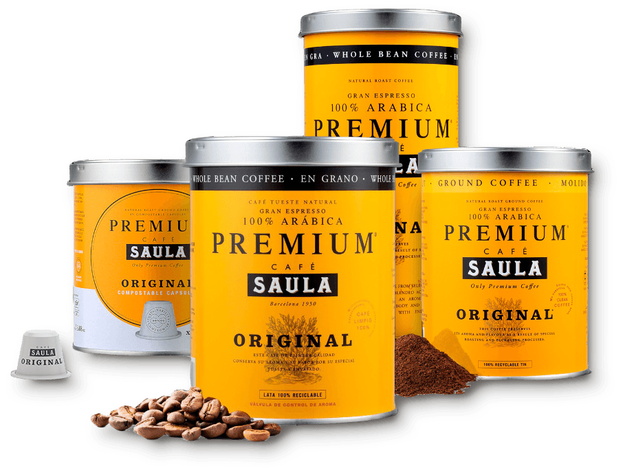 Café molido premium eco SAULA, lata 250 g