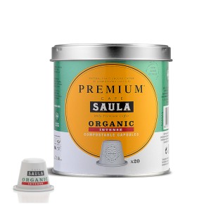 Café Saula grano Premium Ecológico 100% arábica - Pack 2 botes de